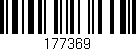 Código de barras (EAN, GTIN, SKU, ISBN): '177369'