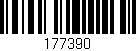 Código de barras (EAN, GTIN, SKU, ISBN): '177390'