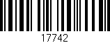 Código de barras (EAN, GTIN, SKU, ISBN): '17742'