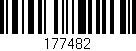 Código de barras (EAN, GTIN, SKU, ISBN): '177482'