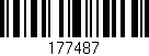 Código de barras (EAN, GTIN, SKU, ISBN): '177487'