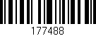 Código de barras (EAN, GTIN, SKU, ISBN): '177488'