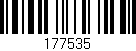 Código de barras (EAN, GTIN, SKU, ISBN): '177535'