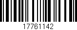 Código de barras (EAN, GTIN, SKU, ISBN): '17761142'
