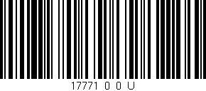 Código de barras (EAN, GTIN, SKU, ISBN): '17771_0_0_U'