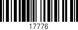 Código de barras (EAN, GTIN, SKU, ISBN): '17776'