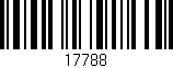 Código de barras (EAN, GTIN, SKU, ISBN): '17788'