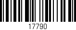 Código de barras (EAN, GTIN, SKU, ISBN): '17790'