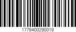 Código de barras (EAN, GTIN, SKU, ISBN): '1779400290019'