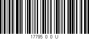 Código de barras (EAN, GTIN, SKU, ISBN): '17795_0_0_U'