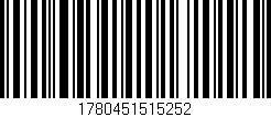 Código de barras (EAN, GTIN, SKU, ISBN): '1780451515252'