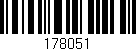 Código de barras (EAN, GTIN, SKU, ISBN): '178051'