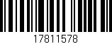 Código de barras (EAN, GTIN, SKU, ISBN): '17811578'