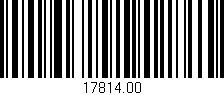 Código de barras (EAN, GTIN, SKU, ISBN): '17814.00'