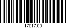 Código de barras (EAN, GTIN, SKU, ISBN): '17817.00'