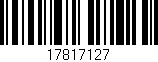 Código de barras (EAN, GTIN, SKU, ISBN): '17817127'