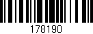 Código de barras (EAN, GTIN, SKU, ISBN): '178190'