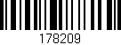 Código de barras (EAN, GTIN, SKU, ISBN): '178209'
