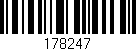 Código de barras (EAN, GTIN, SKU, ISBN): '178247'