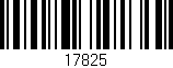 Código de barras (EAN, GTIN, SKU, ISBN): '17825'