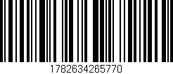 Código de barras (EAN, GTIN, SKU, ISBN): '1782634265770'