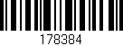 Código de barras (EAN, GTIN, SKU, ISBN): '178384'