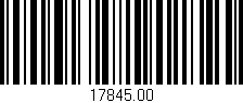 Código de barras (EAN, GTIN, SKU, ISBN): '17845.00'