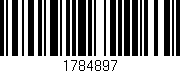 Código de barras (EAN, GTIN, SKU, ISBN): '1784897'