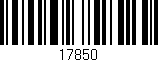 Código de barras (EAN, GTIN, SKU, ISBN): '17850'