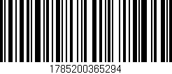 Código de barras (EAN, GTIN, SKU, ISBN): '1785200365294'