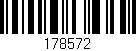 Código de barras (EAN, GTIN, SKU, ISBN): '178572'