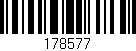 Código de barras (EAN, GTIN, SKU, ISBN): '178577'