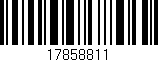 Código de barras (EAN, GTIN, SKU, ISBN): '17858811'