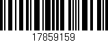 Código de barras (EAN, GTIN, SKU, ISBN): '17859159'