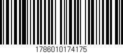 Código de barras (EAN, GTIN, SKU, ISBN): '1786010174175'