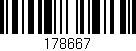Código de barras (EAN, GTIN, SKU, ISBN): '178667'