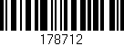 Código de barras (EAN, GTIN, SKU, ISBN): '178712'