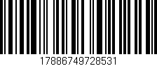 Código de barras (EAN, GTIN, SKU, ISBN): '17886749728531'
