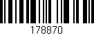 Código de barras (EAN, GTIN, SKU, ISBN): '178870'