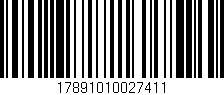 Código de barras (EAN, GTIN, SKU, ISBN): '17891010027411'
