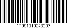 Código de barras (EAN, GTIN, SKU, ISBN): '17891010246287'