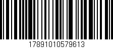 Código de barras (EAN, GTIN, SKU, ISBN): '17891010579613'
