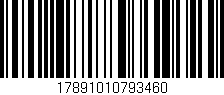 Código de barras (EAN, GTIN, SKU, ISBN): '17891010793460'