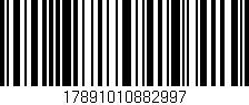 Código de barras (EAN, GTIN, SKU, ISBN): '17891010882997'
