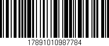 Código de barras (EAN, GTIN, SKU, ISBN): '17891010987784'