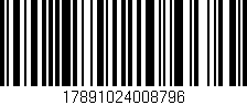 Código de barras (EAN, GTIN, SKU, ISBN): '17891024008796'
