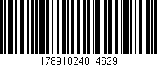 Código de barras (EAN, GTIN, SKU, ISBN): '17891024014629'