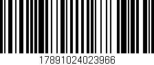 Código de barras (EAN, GTIN, SKU, ISBN): '17891024023966'
