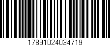 Código de barras (EAN, GTIN, SKU, ISBN): '17891024034719'
