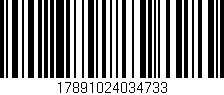 Código de barras (EAN, GTIN, SKU, ISBN): '17891024034733'